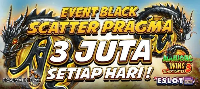 Bonus Mahjong Wins 3 Black Scatter Pragmatic Play s/d 3 Juta Rupiah Perhari