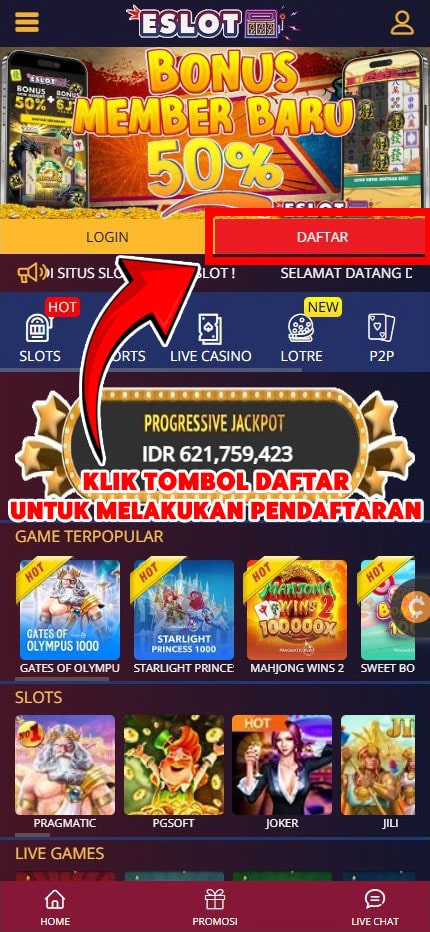 Situs Slot Online ESLOT Indonesia